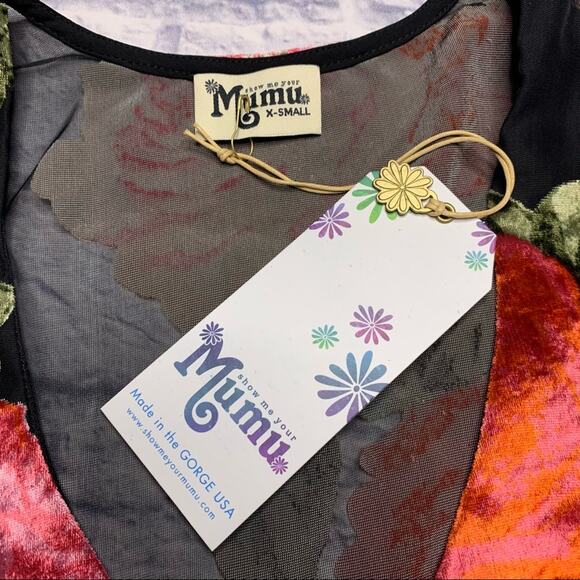Show Me Your Mumu Floral Velvet Blouse - Picture 6 of 9